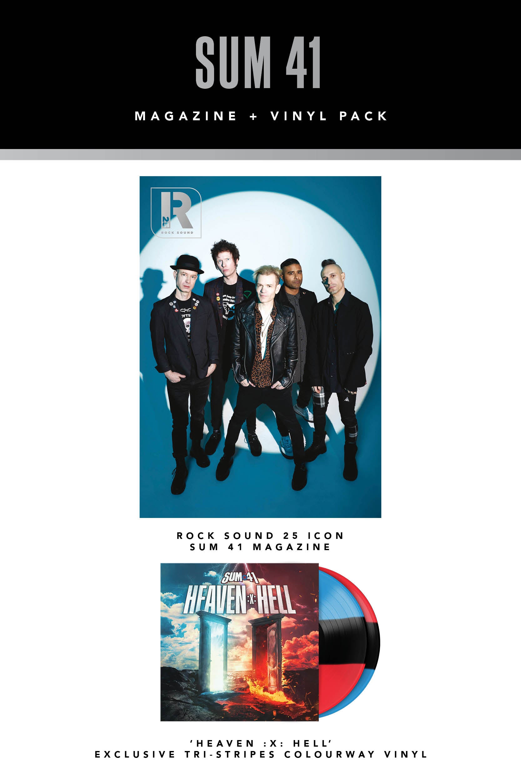Rock Sound Issue 304 - Sum 41 Cover with 'Heaven :x: Hell' Exclusive LP