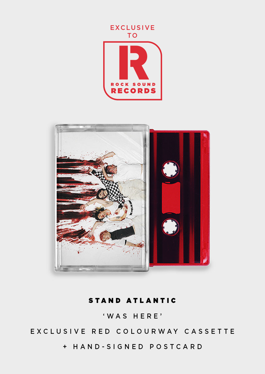 Stand Atlantic - 'WAS HERE' Exclusive Red Cassette + Signed Postcard